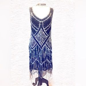 Gatsby Lady dress from the UK with headband, lightly worn